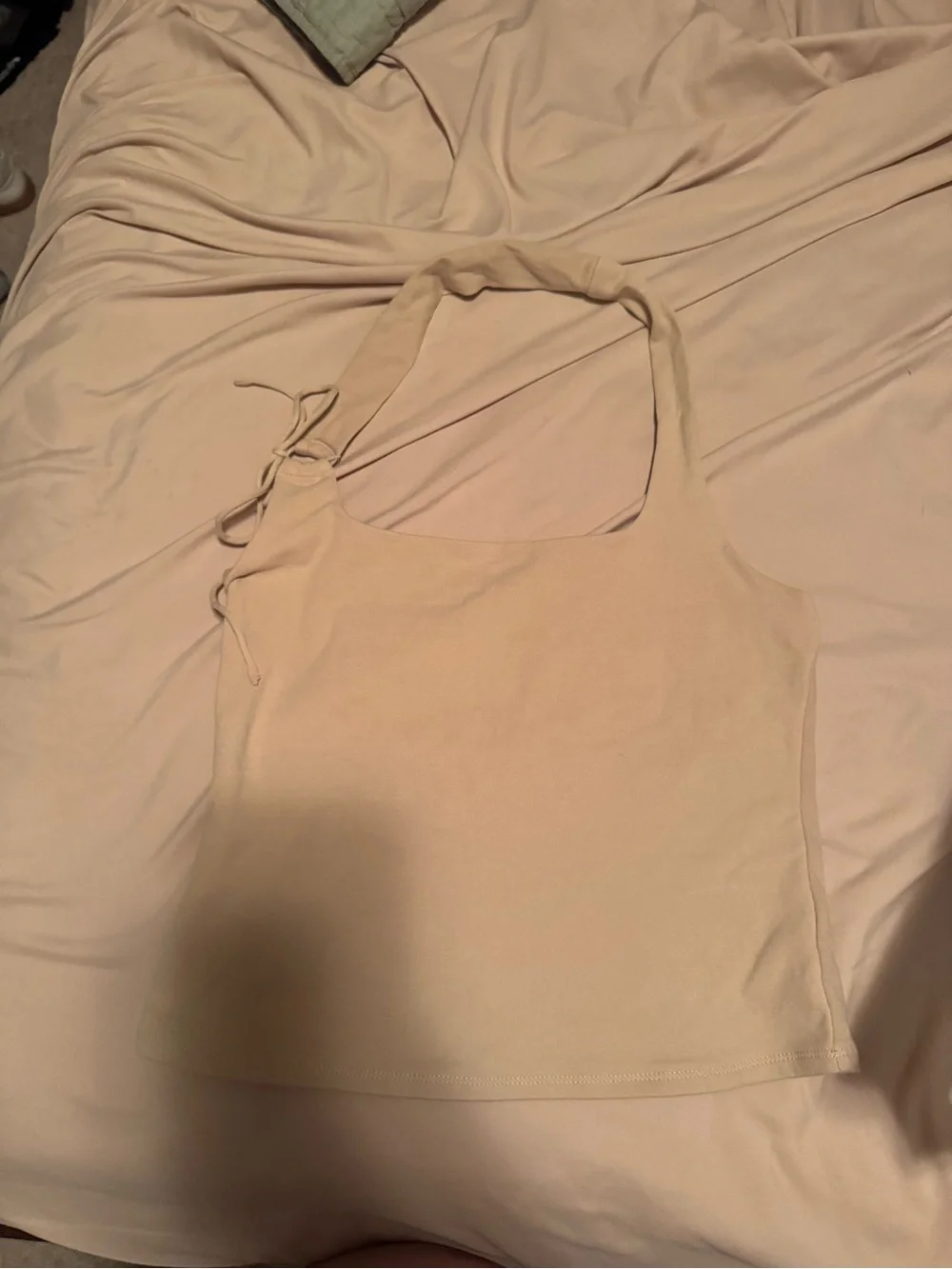 wild fable Cream Halter Tank with Side Tie